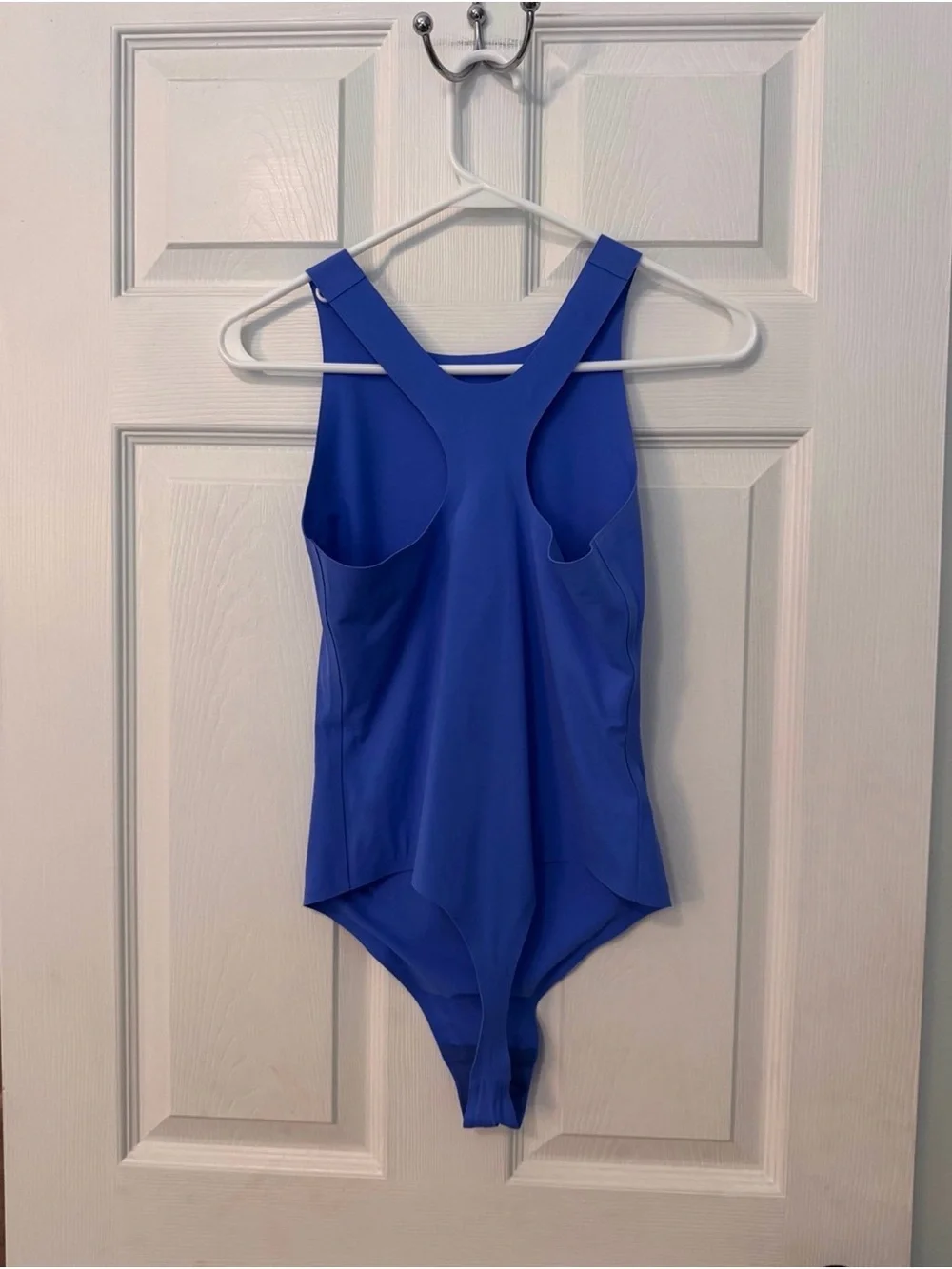 Blue One-Piece High-Neck Swimsuit - Women's Swim
